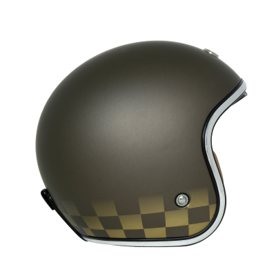 Шлем Beon B-108 MATT BRONZE/GOLD фото в интернет-магазине FrontFlip.Ru