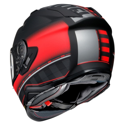SHOEI Мотошлем GT-Air 2 TESSERACT красно-черно-серый, TC-1 фото в интернет-магазине FrontFlip.Ru