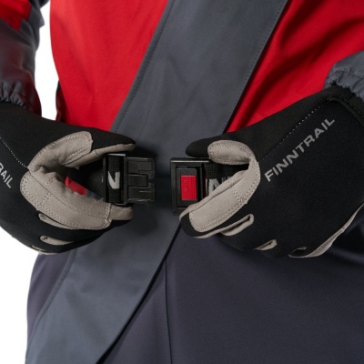 Сухой костюм FINNTRAIL DRYSUIT PRO Red фото в интернет-магазине FrontFlip.Ru