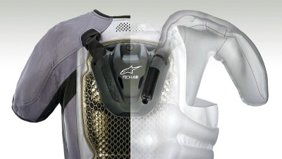 ALPINESTARS Мотозащита TECH-AIR 5 SYSTEM темно-серо-черный, 9310 фото в интернет-магазине FrontFlip.Ru