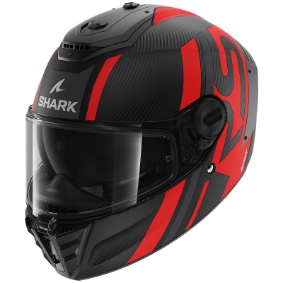 Шлем SHARK SPARTAN RS CARBON SHAWN MAT Black/Anthracite/Red фото в интернет-магазине FrontFlip.Ru