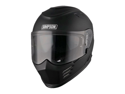 SIMPSON Шлем VENOM MATT BLACK фото в интернет-магазине FrontFlip.Ru