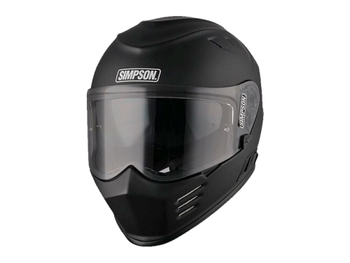 SIMPSON Шлем VENOM MATT BLACK фото в интернет-магазине FrontFlip.Ru