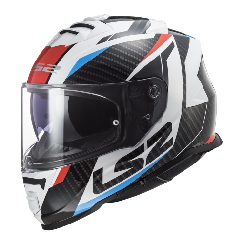 LS2 Мотошлем FF800 STORM II RACER красно-синий фото в интернет-магазине FrontFlip.Ru