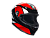 AGV Шлем K-6 E2206 HYPHEN BLACK/RED/WHITE