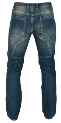 STARKS CR мотоджинсы WILD ONE, муж., стрейч вертикальный, Синий Потёртый, Stonewash фото в интернет-магазине FrontFlip.Ru