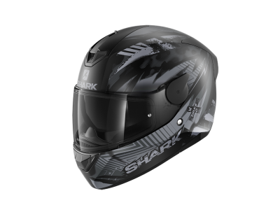 Шлем SHARK D-SKWAL 2 PENXA MAT Black/Anthracite/Anthracite фото в интернет-магазине FrontFlip.Ru