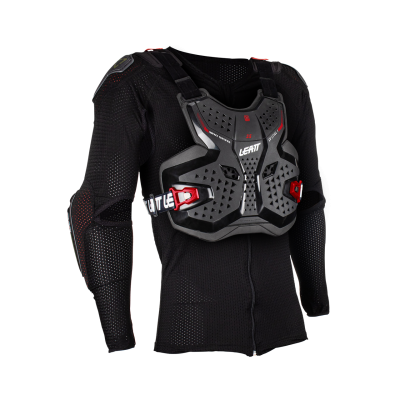 Защита панцирь подростковый Leatt Body Protector 3.5 Junior Black/Red фото в интернет-магазине FrontFlip.Ru