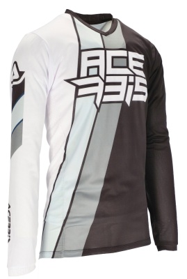 Джерси Acerbis MX J-TRACK FOUR Black/White фото в интернет-магазине FrontFlip.Ru