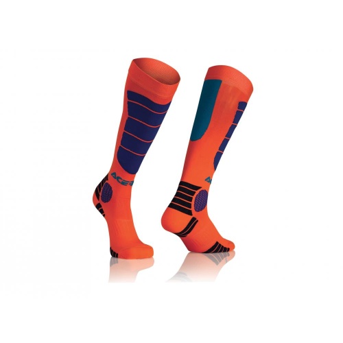 Гольфы кроссовые Acerbis MX IMPACT Orange/Blue фото в интернет-магазине FrontFlip.Ru