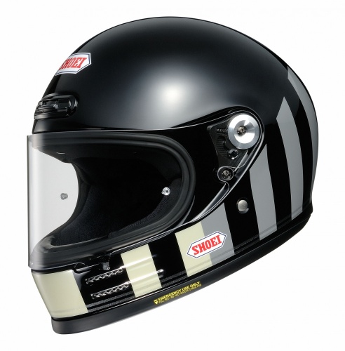SHOEI Мотошлем GLAMSTER RESURRECTION черно-серо-белый, TC-5 фото в интернет-магазине FrontFlip.Ru