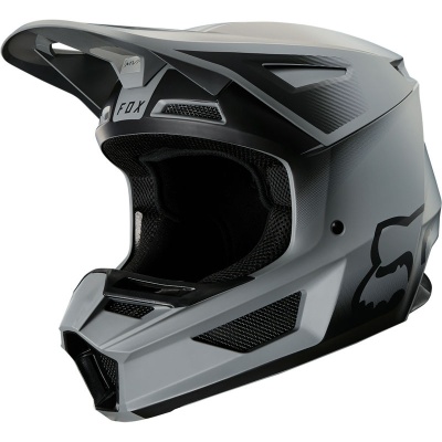 Мотошлем Fox V2 Vlar Helmet Matt Black фото в интернет-магазине FrontFlip.Ru
