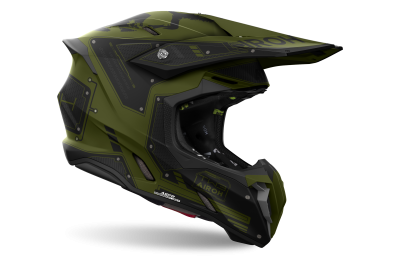 Мотошлем AIROH TWIST 3 MILITARY MATT Кросс-Эндуро термопластик фото в интернет-магазине FrontFlip.Ru
