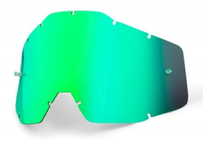 Линза подростковая 100% Accuri/Strata JR Anti-Fog Green Mirror (51003-005-02) фото в интернет-магазине FrontFlip.Ru