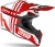AIROH шлем кросс WRAAP BROKEN RED GLOSS фото в интернет-магазине FrontFlip.Ru