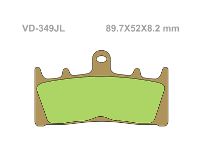 VESRAH Тормозные колодки  VD-349JL  (248) фото в интернет-магазине FrontFlip.Ru