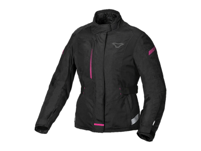 MACNA NIVALA Куртка женская ткань черная/розовая фото в интернет-магазине FrontFlip.Ru