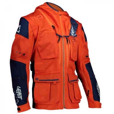 Мотокуртка Leatt Moto 5.5 Enduro Jacket Orange фото в интернет-магазине FrontFlip.Ru