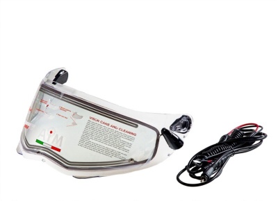 Визор с электрообогревом для шлема JK906 AiM  Mellow Smoke фото в интернет-магазине FrontFlip.Ru