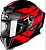 AIROH шлем интеграл GP550 S WANDER RED MATT