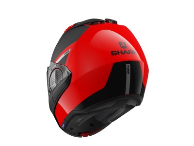 Шлем SHARK EVO GT SEAN Orange/Black/Silver фото в интернет-магазине FrontFlip.Ru
