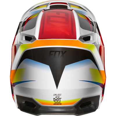 Мотошлем подростковый Fox V1 Motif Youth Helmet Red/White фото в интернет-магазине FrontFlip.Ru