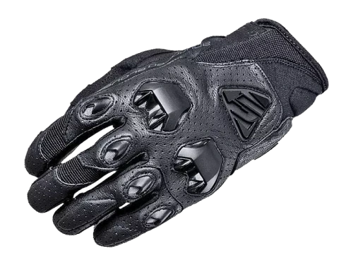 FIVE Перчатки STUNT EVO 2 LEATHER black фото в интернет-магазине FrontFlip.Ru
