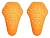 [FURYGAN] Защитные вставки наколенники D3O, цвет Оранжевый