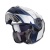 [CABERG] Мотошлем DUKE II IMPACT, цвет Синий Матовый/Белый Матовый фото в интернет-магазине FrontFlip.Ru