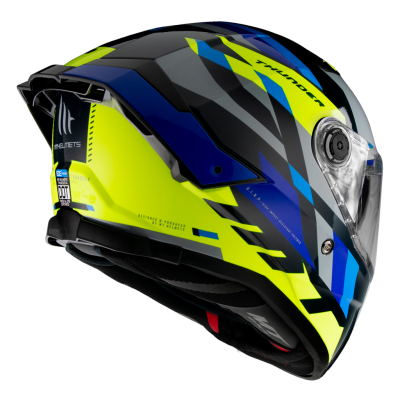 Шлем MT THUNDER 4 SV ERGO Gloss Blue фото в интернет-магазине FrontFlip.Ru