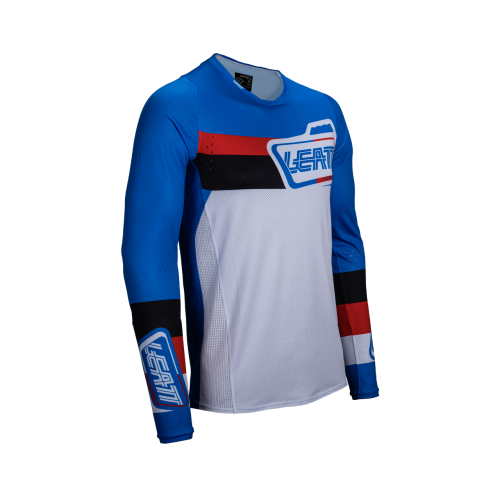 Мотоджерси Leatt Moto 4.5 Lite Jersey PitBoard Royal фото в интернет-магазине FrontFlip.Ru