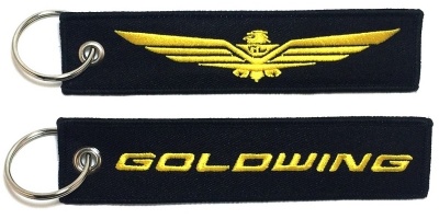 Брелок BMV 0100 "Голдвинг" ткань, вышивка 13*3см фото в интернет-магазине FrontFlip.Ru