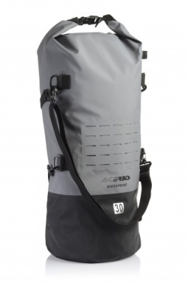 Сумка водонепроницаемая вертикальная Acerbis X-WATER VERTICAL Black/Grey 30L фото в интернет-магазине FrontFlip.Ru