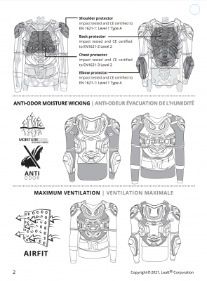 Защита панцирь Leatt Body Protector 5.5 White фото в интернет-магазине FrontFlip.Ru