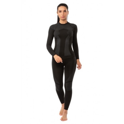 Комплект термобелья женский V-MOTION F10 черный фото в интернет-магазине FrontFlip.Ru