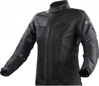 LS2 Мотокуртка женская PREDATOR LADY JACKET черный фото в интернет-магазине FrontFlip.Ru