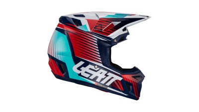 Мотошлем Leatt Moto 8.5 Helmet Kit Royal 2023 фото в интернет-магазине FrontFlip.Ru