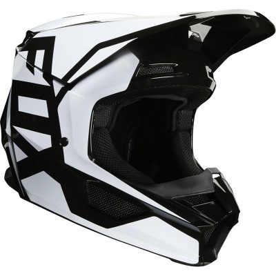 Мотошлем Fox V1 Prix Helmet Black фото в интернет-магазине FrontFlip.Ru