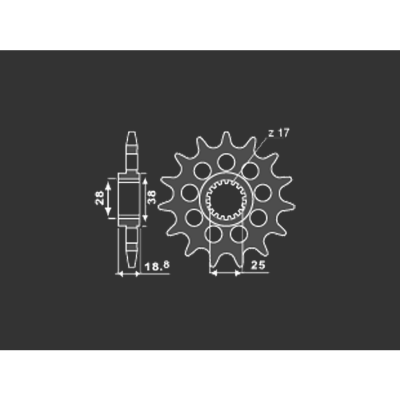 PBR Звезда передняя    2194-17 фото в интернет-магазине FrontFlip.Ru