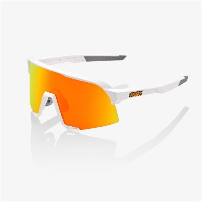 Очки спортивные 100% S3 Soft Tact White / HIPER Red Multilayer Mirror Lens фото в интернет-магазине FrontFlip.Ru