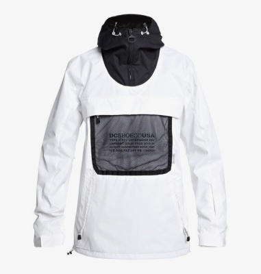 DC SHOES КУРТКА СНОУБОРДИЧЕСКАЯ ASAP ANORAK M SNJT WBB0 WHITE фото в интернет-магазине FrontFlip.Ru