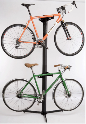 Стойка для хранения велосипеда Feedback Velo Cache 2 Bike Column Black (13984) фото в интернет-магазине FrontFlip.Ru