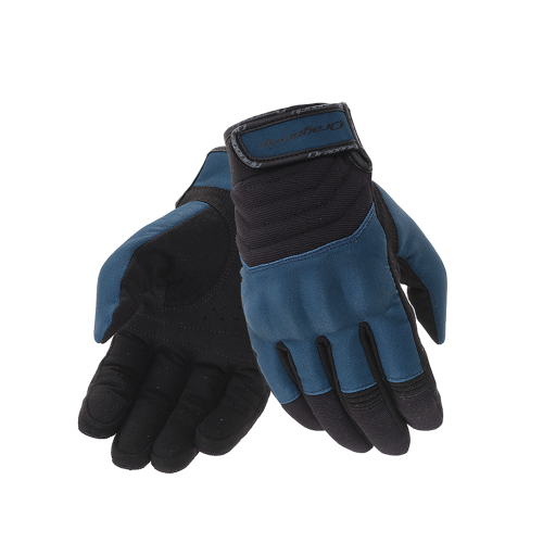 DRAGONFLY Перчатки DF QUAD Black-Arctic Blue фото в интернет-магазине FrontFlip.Ru
