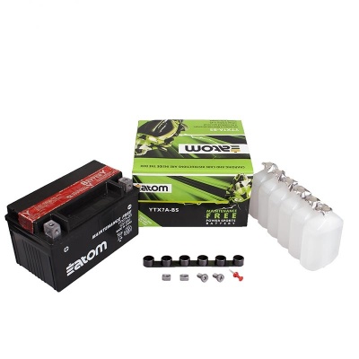 [ATOM] Мото аккумулятор YTX7A-BS MF фото в интернет-магазине FrontFlip.Ru