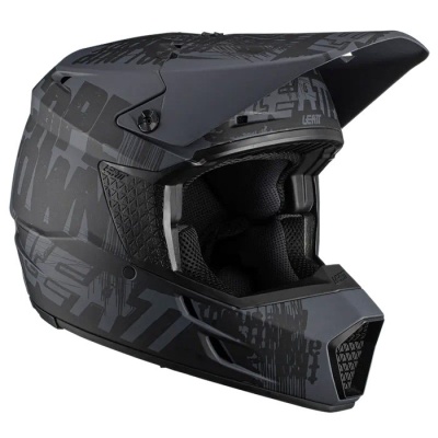 Мотошлем Leatt Moto 3.5 Helmet Black 2021 фото в интернет-магазине FrontFlip.Ru