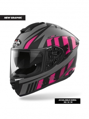 AIROH шлем интеграл ST.501 BLADE PINK MATT фото в интернет-магазине FrontFlip.Ru