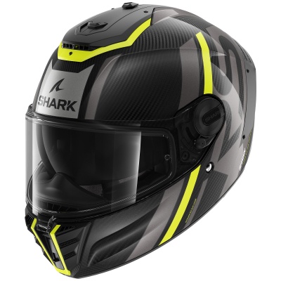Шлем SHARK SPARTAN RS CARBON SHAWN Black/Yellow/Antracite фото в интернет-магазине FrontFlip.Ru