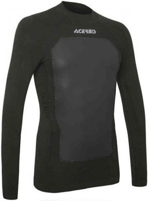 Термобелье кофта мужская Acerbis X-WIND TECHNICAL UNDERWEAR Black фото в интернет-магазине FrontFlip.Ru