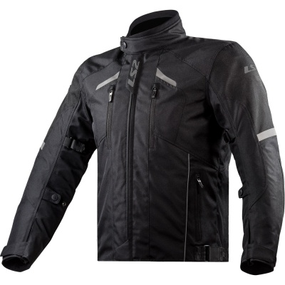 LS2 Мотокуртка SERRA EVO MAN JACKET черный фото в интернет-магазине FrontFlip.Ru