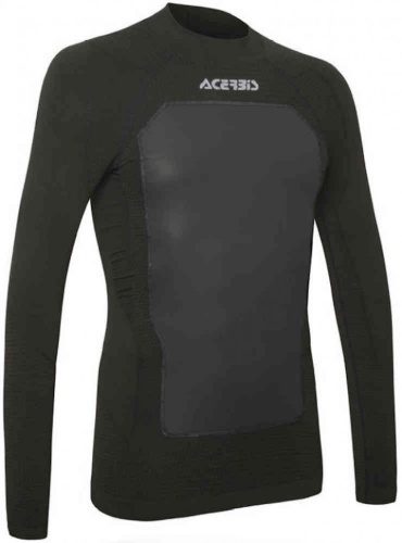 Термобелье кофта мужская Acerbis X-WIND TECHNICAL UNDERWEAR Black фото в интернет-магазине FrontFlip.Ru